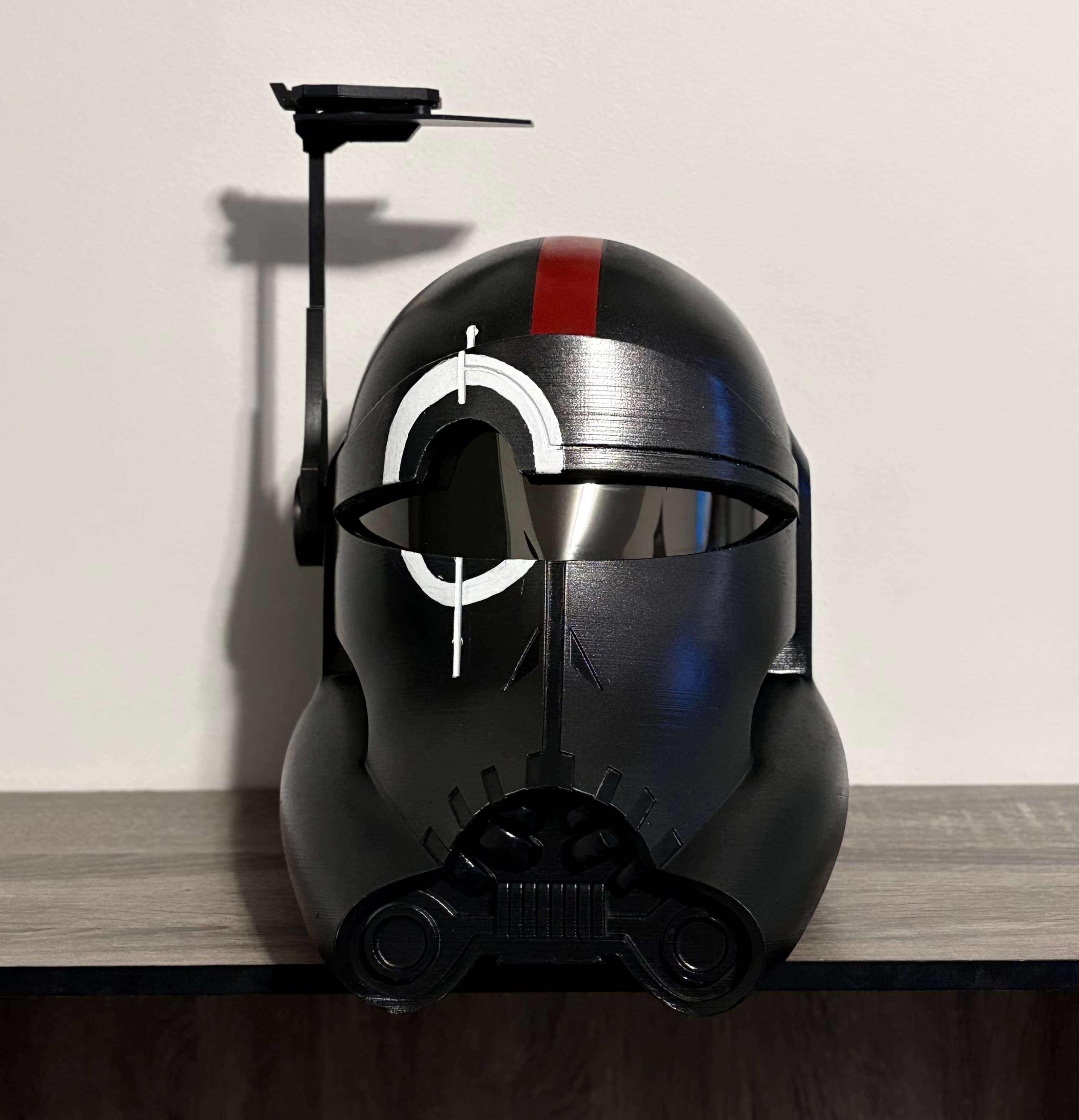 Custom sci-fi helmet